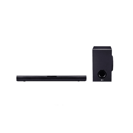 Restored LG 2.1-Channel Soundbar System with 5-1/4" Wireless Subwoofer - Black SJ2 (Refurbished)