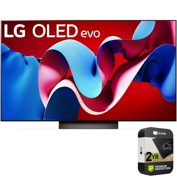 Restored LG OLED55C4PUA 55 Inch Class OLED evo C4 Series Smart TV 4K Processor (2024) Bundle with 2 Year Enhanced Protection Pack (Refurbished)