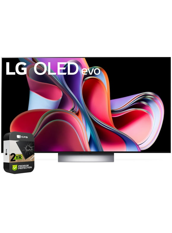 Restored LG OLED77G3PUA OLED evo G3 77 Inch 4K Smart TV 2023 Bundle with 2 YR CPS Enhanced Protection Pack (Refurbished)