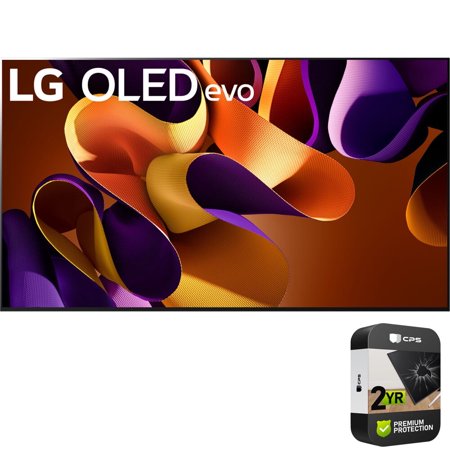 Restored LG OLED83G4WUA 83 Inch OLED evo G4 Series Smart TV 4K HDR (2024) Bundle with 2 Year Enhanced Protection Pack (Refurbished)