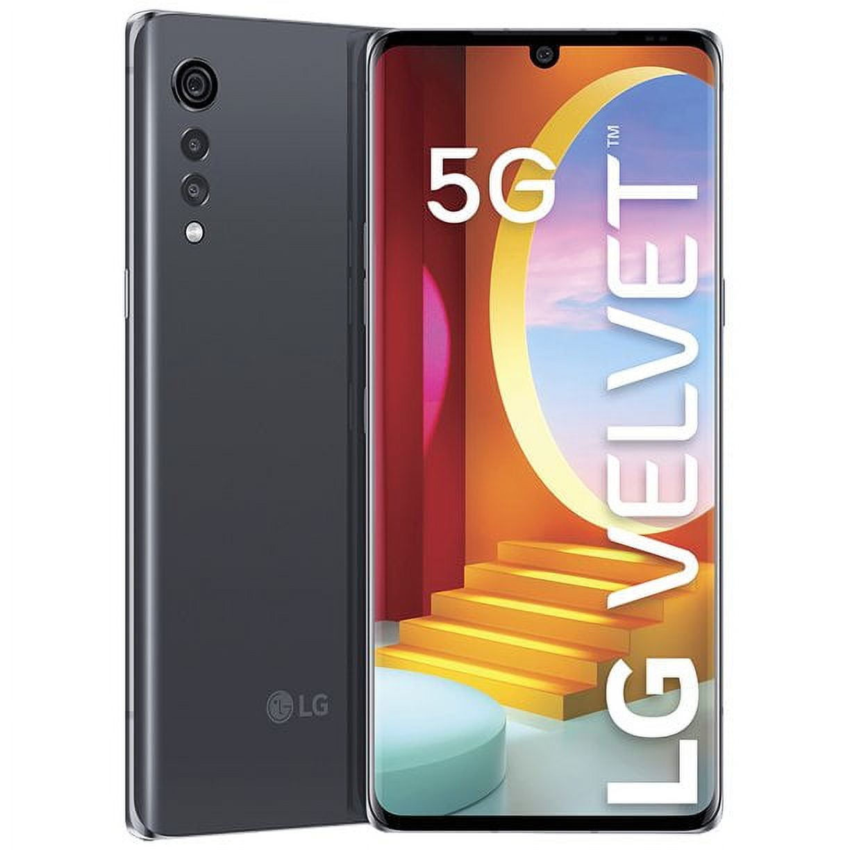 LG Electronics - LG VELVET Aurora Gray 未使用 Amazon.com: LG Velvet (5G) 128GB (6.8 inch) Display 48MP