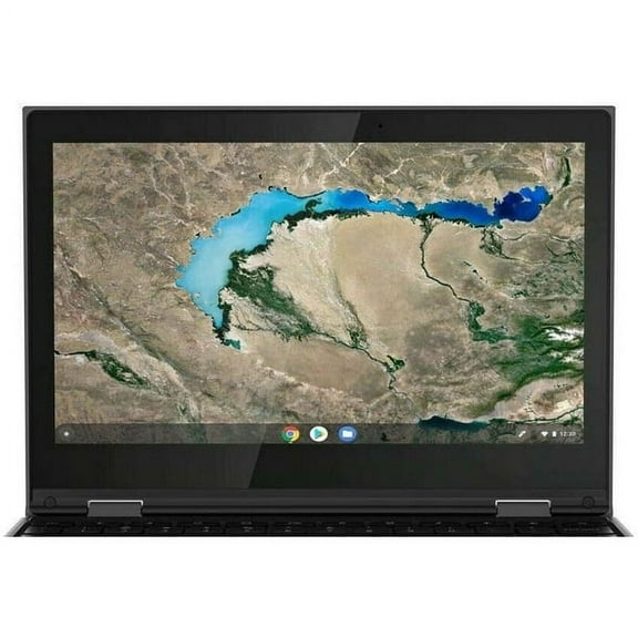 Restored Lenovo 300e Chromebook (2nd Gen) MTK 81QC - Flip design - MT8173c - Chrome OS - PowerVR GX6250 - 4 GB RAM - 32 GB eMMC - 11.6" IPS touchscreen 1366 x 768 (HD) - Wi-Fi 5 - black - kbd: US