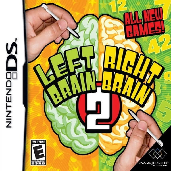 Restored Left Brain Right Brain 2 (Nintendo DS, 2008) (Refurbished)