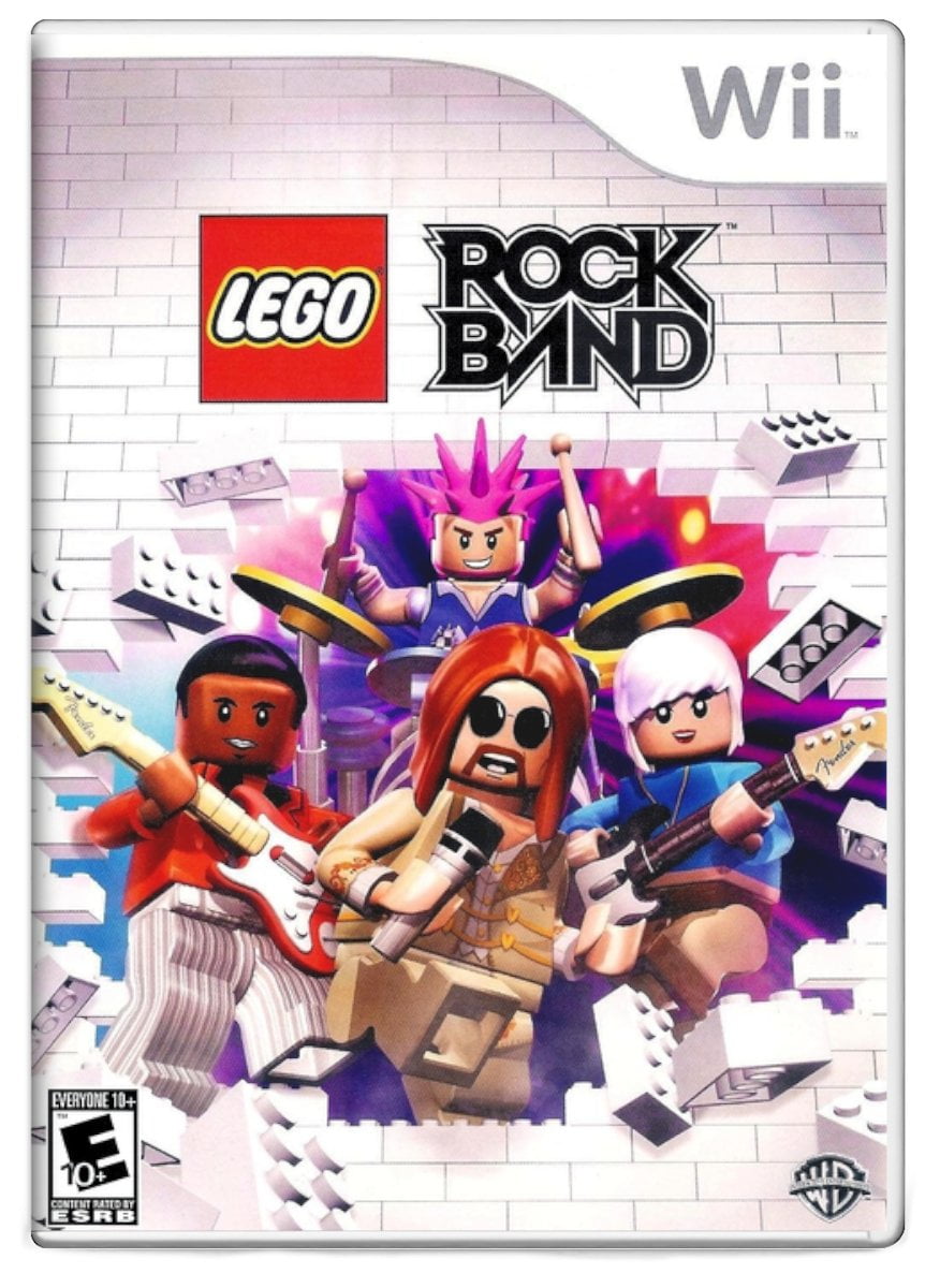 Wii LEGO Rock Band -Video Game (Nintendo, 2009)