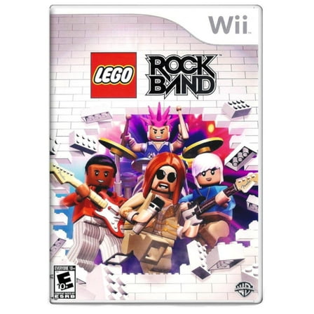Restored Wii LEGO Rock Band -Video Game (Nintendo, 2009)