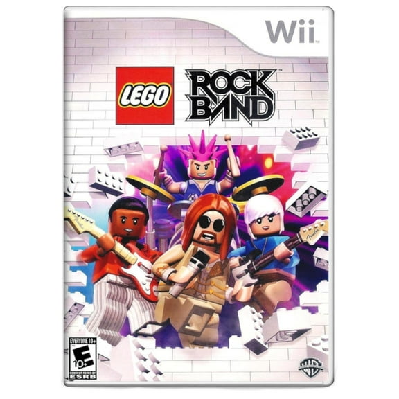 Restored Wii LEGO Rock Band -Video Game (Nintendo, 2009)