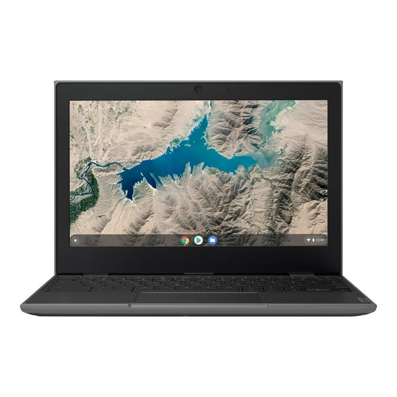 Restored Lenovo 100e Chromebook (2nd Gen) AST 82CD - 180-degree hinge design - AMD A4 - 9120C / up to 2.4 GHz - Chrome OS - Radeon R4 - 4 GB RAM - 32 GB eMMC - 11.6" TN 1366 x 768 (HD) - Wi-Fi 5 - black - kbd: Canadian French (Refurbished)