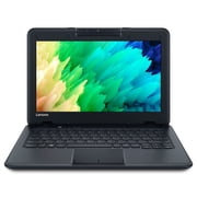 Restored Lenovo Chromebook 100e 11.6" Celeron N3350 1.1GHz 4GB RAM 64GB SSD - Black