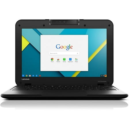 Restored Lenovo Chromebook N22-20 Intel Celeron N3050 X2 1.6GHz 4GB 16GB 11.6", Black