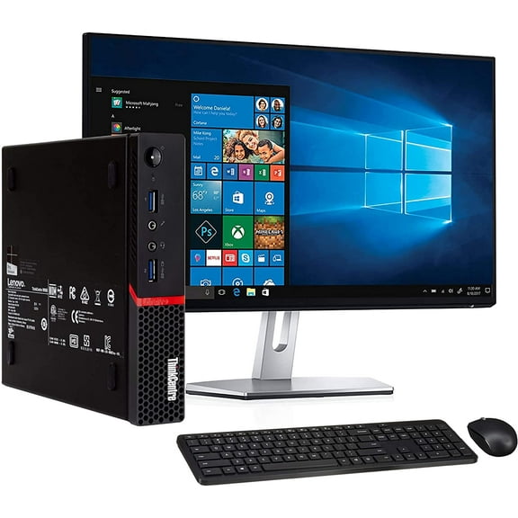Restored Lenovo M900 Tiny Computer Micro Tower PC, Intel Core i5 6400T Processor, 16GB DDR4 Ram, 512GB M.2 SSD, BTO Wireless Keyboard & Mouse, Wifi (Refurbished)