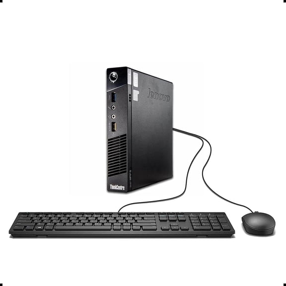 Restored Lenovo M93 Tiny Desktop PC, Intel Core i5-4570T 16GB RAM, 512GB SSD, BTO Wi-Fi, Windows 10 Professional (Refurbished)