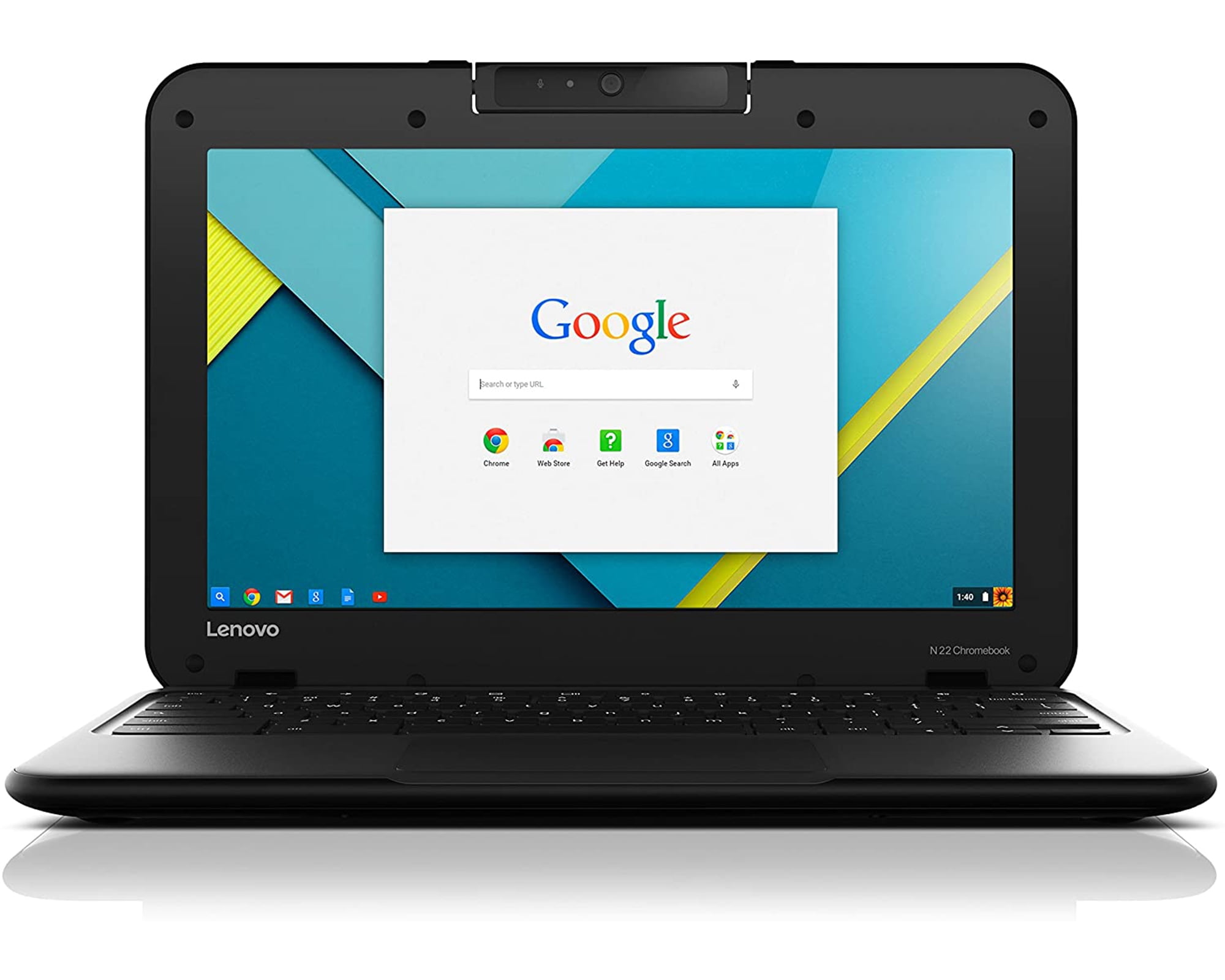 Lenovo N22 11.6" HD Google Chromebook Intel 16GB SSD Wifi Webcam Bluetooth HDMI