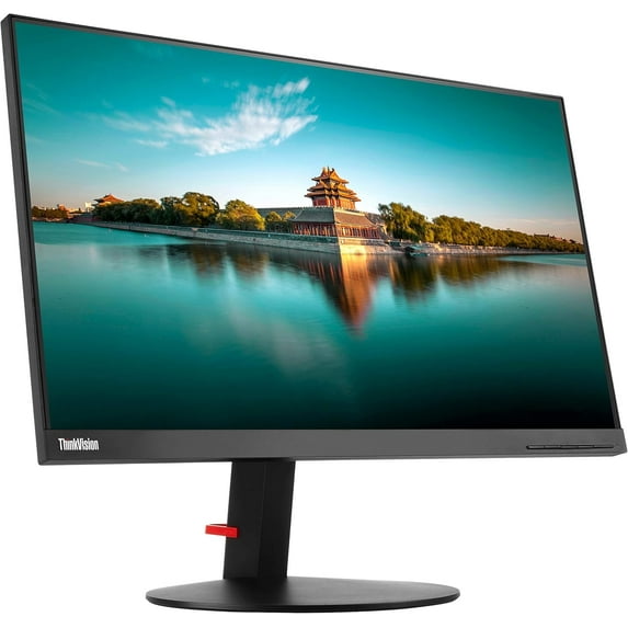 Restored Lenovo, P24h-10, Computer Monitors, ThinkVision P24h-10 WQHD LED Monitor, 2560 x 1440 Resolution, Black, 23.8 inch, 1, 1, 1