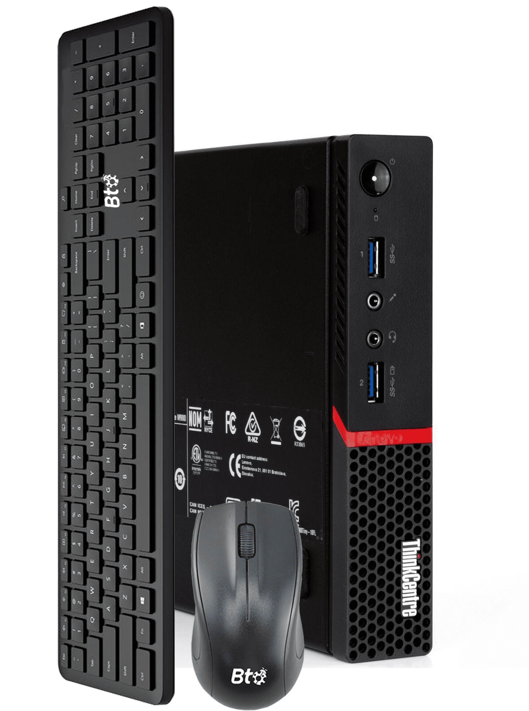 Restored Lenovo ThinkCentre M700 Tiny Computer PC, Intel Quad Core