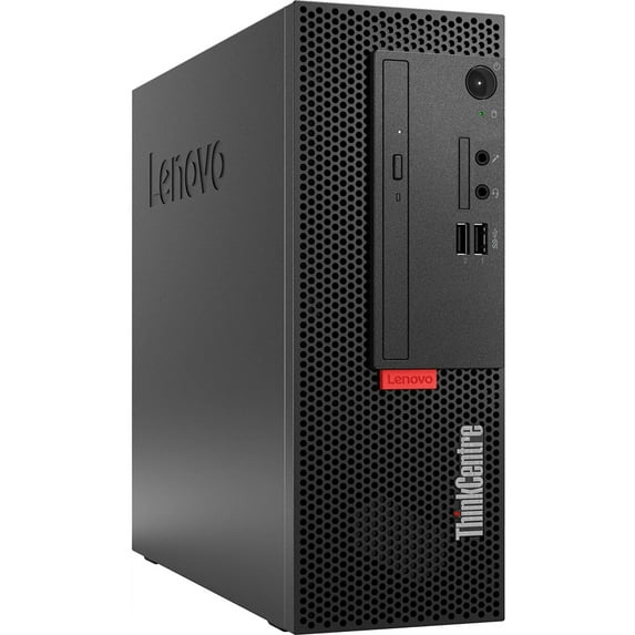 Restored Lenovo ThinkCentre M720e SFF Desktop Computer | Intel Hexa-Core i5-9400 (2.9 GHz) | 16GB RAM | 512GB SSD | Windows 11 Pro | Home or Office PC (Refurbished)