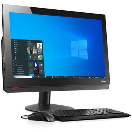 Restored Lenovo ThinkCentre M910z | 23.8" Full HD All in One PC | Intel Quad-Core i5-7400 3GHz CPU | 16GB RAM | 256GB SSD | Windows 10 (Refurbished)