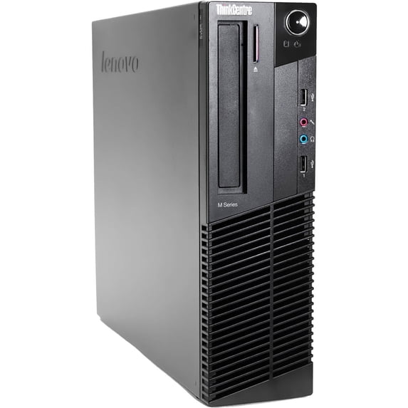 Restored Lenovo ThinkCentre M92P Desktop Tower Computer, Intel Core i5, 4GB RAM, 500GB HD, DVD-RW, Windows 10 Professional 64Bit, Black (Refurbished)