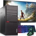 thumbnail image 1 of Restored Lenovo ThinkCentre Tower Desktop Gaming PC Intel Quad Core i5-6th 16GB DDR4 Ram, 1TB SSD 22" LED BTO RGB Keyboard & Mouse, Nvidia GTX 1660s 6gb DDR6, Windows 11 Professional (Refurbished), 1 of 7