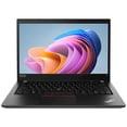 thumbnail image 1 of Restored Lenovo ThinkPad T14 Gen 1 20S00032US 14.0" FHD Black Laptop - Intel Core i5-10310U 1.70GHz, 16GB RAM, PCIe M.2 M 512GB SSD, Windows 10 Pro 64-Bit - Webcam - Bluetooth, 1 of 5