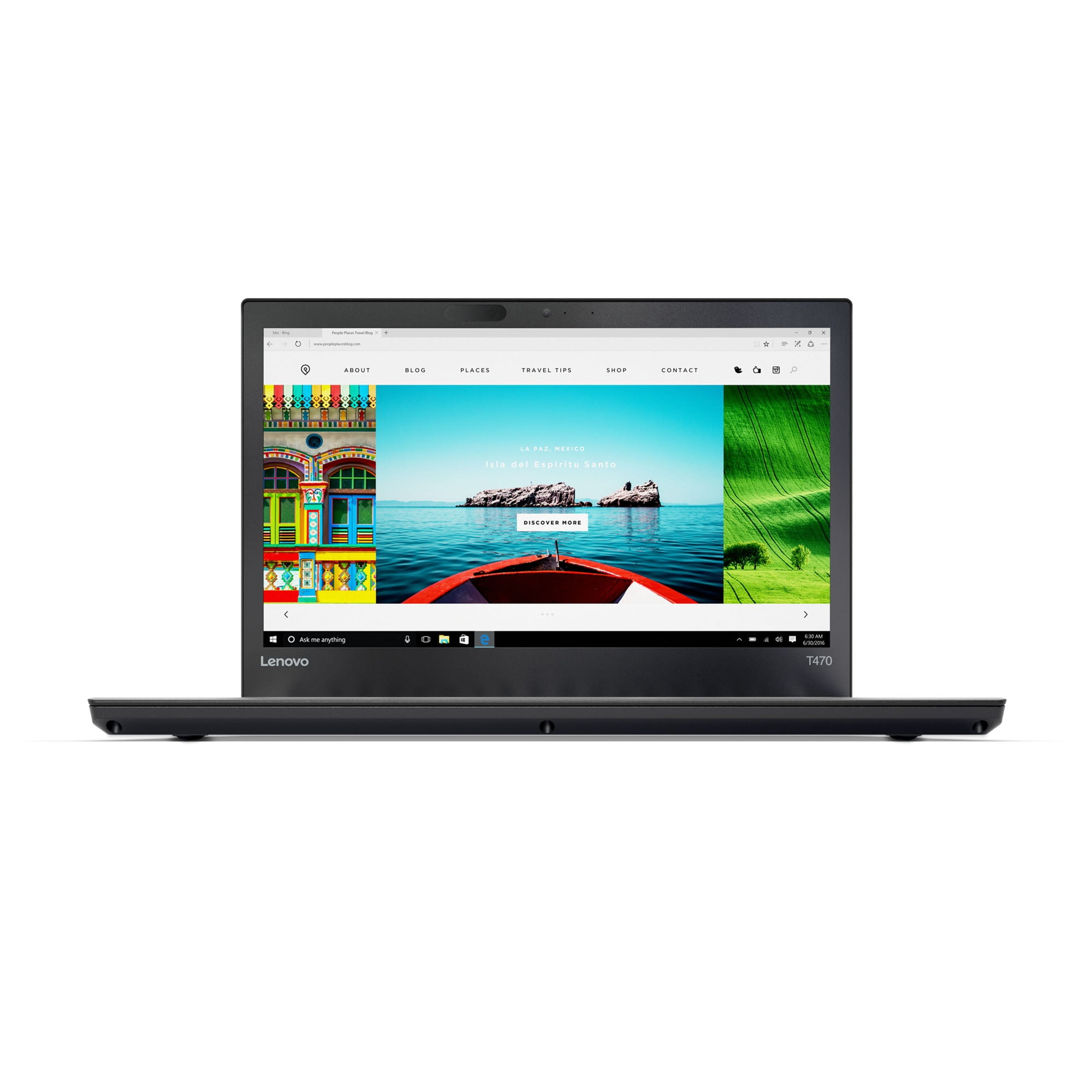 Restored Lenovo ThinkPad T470 20JM - Intel Core i7 - 6600U / up to 3.4 GHz - Win 10 Pro 64-bit - HD Graphics 520 - 16 GB RAM - 512 GB SSD TCG Opal Encryption, NVMe - 14" IPS touchscreen 1920 x 1080 (Full HD) - Gigabit Ethernet - Wi-Fi 5 - black