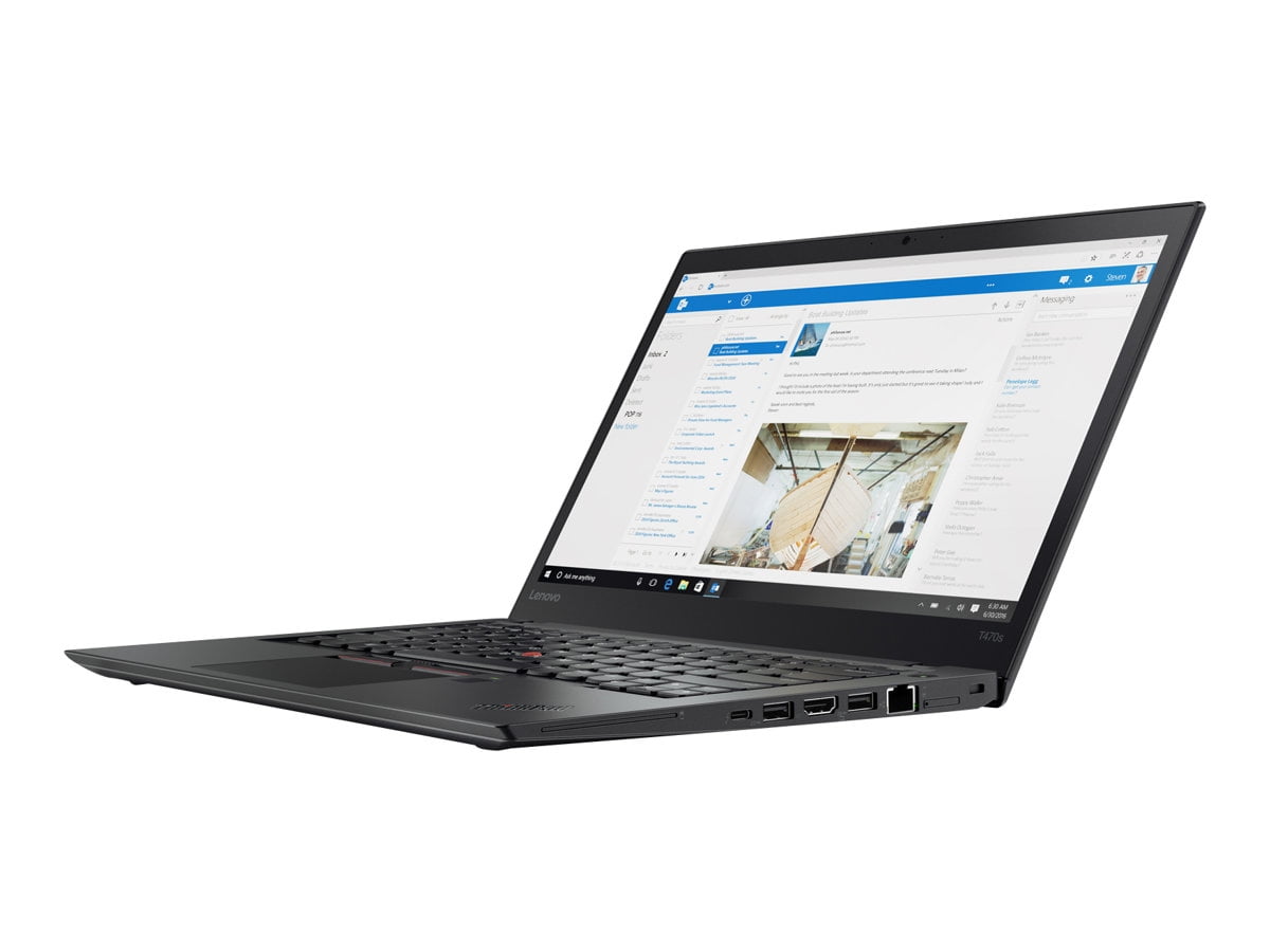 Lenovo ThinkPad T470s 20JSS0KS00 14" Laptop i5-6300U 8GB 256GB SSD W10P