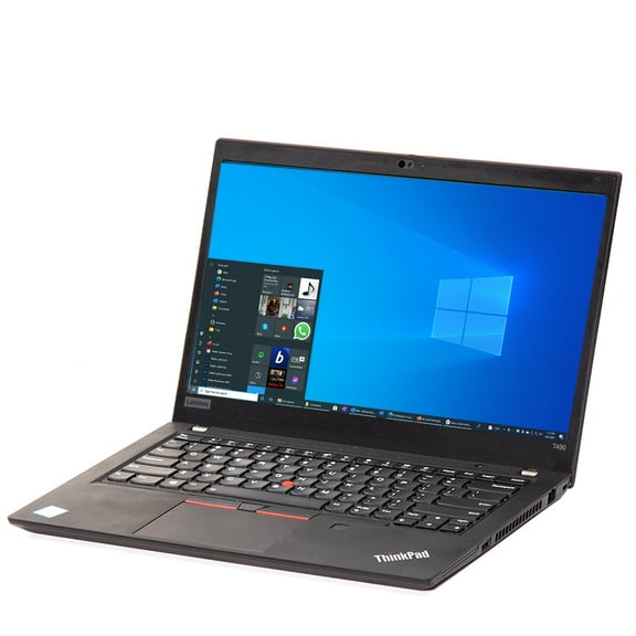 Restored Lenovo ThinkPad T490 Laptop Computer | 14" Laptop | Intel Core i7-8665U (1.9 GHz) | 16GB RAM | 256GB SSD | Windows 10 Pro (Refurbished)