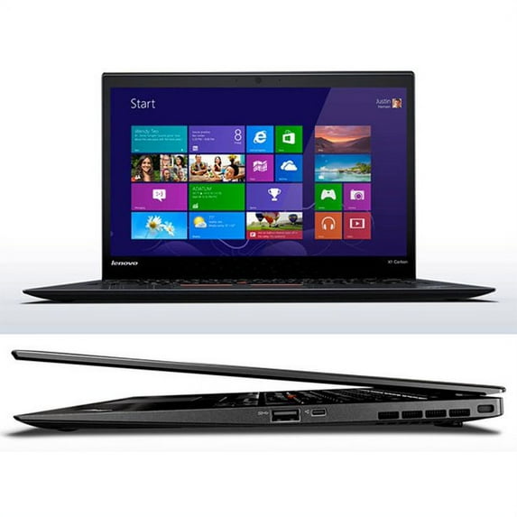 Restored Lenovo Thinkpad X1 Carbon G2 14" Laptop Intel Core i5 1.90 GHz 4GB Ram 128GB SSD W10P (Refurbished)