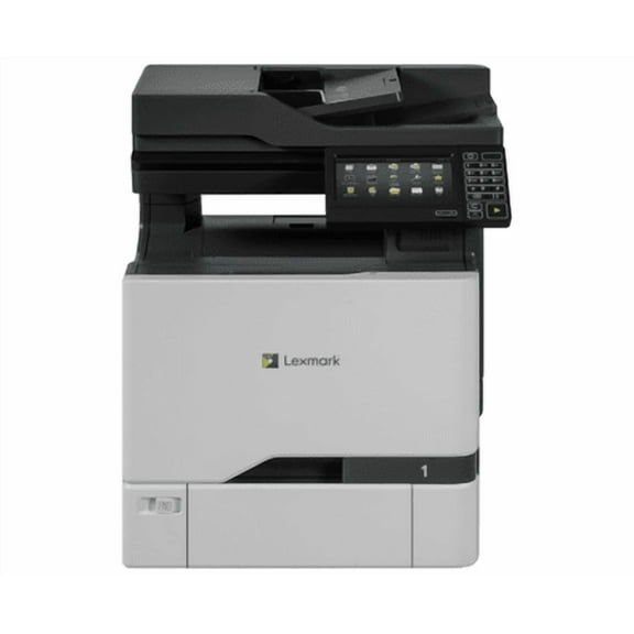 Restored Lexmark CX725 / CX725de Color Laser Multifunction Printer – Print/Copy/Scan/Fax, Duplex, Network & USB