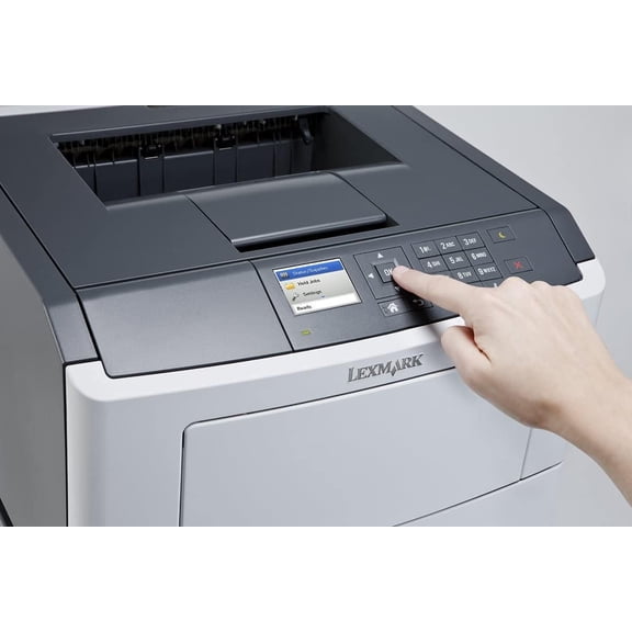 Restored Lexmark MS415dn Monochrome Laser Printer – Compact, Networking, Duplex Printing