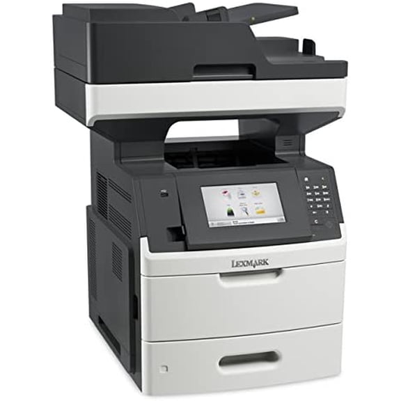 Restored Lexmark XM5163 Digital Multifunction Printer – Copy/Print/Scan/Fax, Color, High-Speed, Duplex, Network & USB, P/N 24T8400
