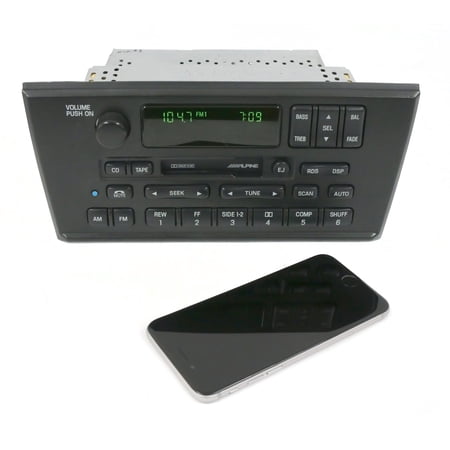 Restored Lincoln 2000-01 LS AM FM Cassette Radio w CD Control & Bluetooth XW4F-18C870-BK (Refurbished)