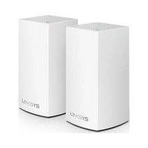 Restored Linksys VLP0102-NP Velop Dual Band Intelligent Mesh WiFi System, White, 2 Pack, AC1300 (Refurbished)