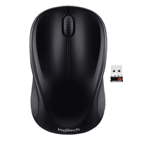 Restored Logitech 910-005764 Wireless Optical Mouse with Nano Receiver M317 - Black (Refurbished)