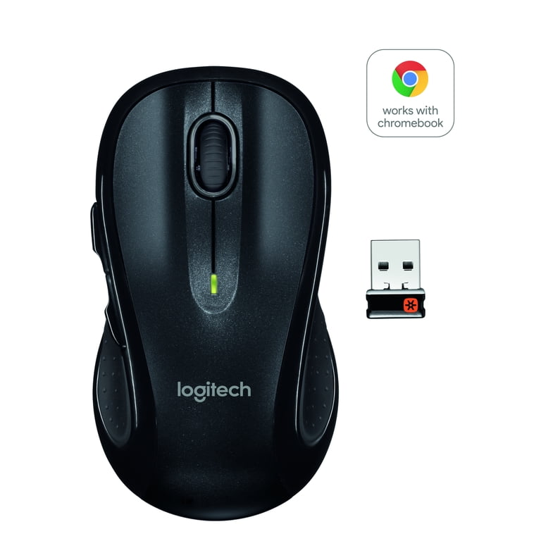 Restored Logitech Advanced Full Size Wireless Mouse Refurbished
