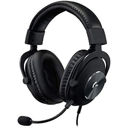 Restored Logitech G Pro X Black Wired Gaming Headset w/ Blue VO!CE Technology (Refurbished)