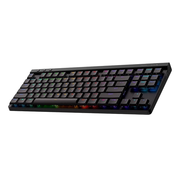 Restored Logitech - G515 LIGHTSPEED TKL Wireless Mechanical Keyboard - Black - 920-012423 (Refurbished)