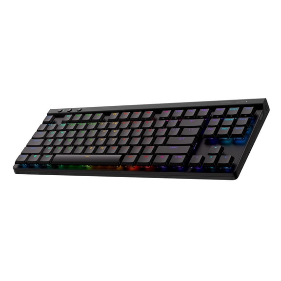 Logitech G515 Lightspeed TKL Wireless Gaming Keyboard - Low Profile, Tactile Brown Switches (Black)