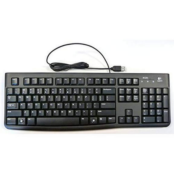 Restored Logitech K120 USB Wired Standard Keyboard (Refurbished)