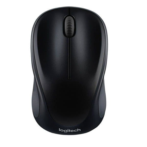 Restored Logitech M317 Wireless Mouse, 2.4 GHz with USB Receiver, 1000 DPI Optical Tracking, 12 Month Battery, Compatible with PC, Mac, Laptop, Chromebook - Black (Refurbished)