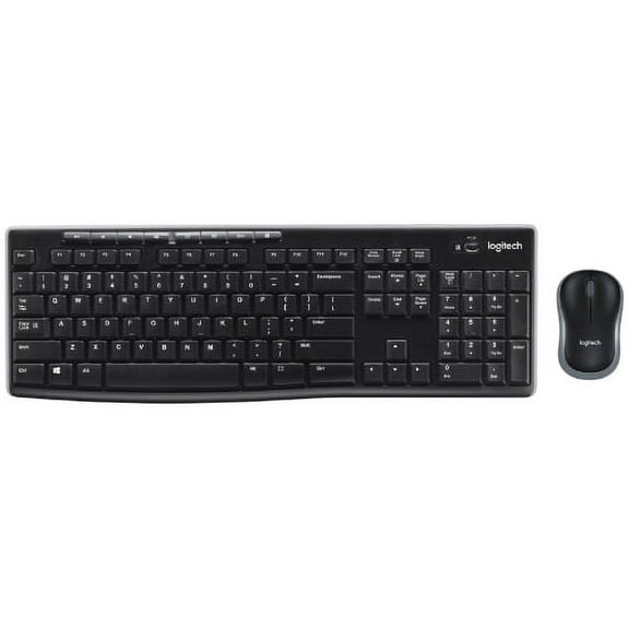 Restored Logitech MK270 Wireless Keyboard & Mouse Combo (Refurbished)