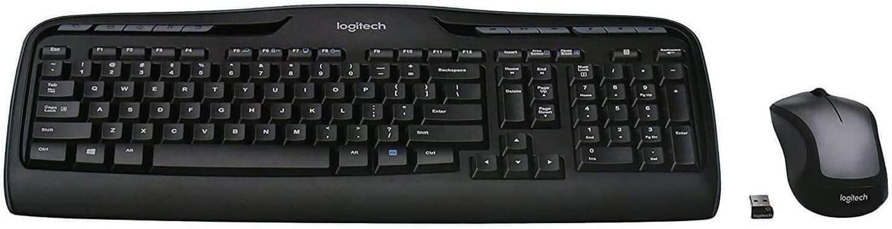Restored Logitech MK335 Wireless Keyboard and Mouse Combo, Unifying