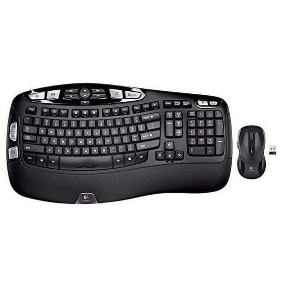 Restored Logitech MK550 Wireless Wave Keyboard And Mouse Combo Includes Keyboard And Mouse (Refurbished)