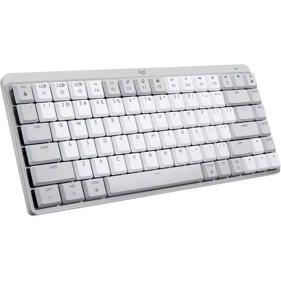 Restored Logitech - MX Mechanical Mini for Mac Compact Wireless Mechanical Clicky Switch Keyboard (Refurbished)