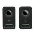 thumbnail image 1 of Restored Logitech Multimedia Speakers Z150 with Stereo Sound for Multiple Devices, Black (Refurbished), 1 of 4