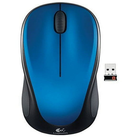 Restored Logitech Wireless USB Mouse M317 Blue (Refurbished)