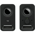 thumbnail image 1 of Restored Logitech Z150 Multimedia 2.0 Portable Computer Wired Speakers - Black (Refurbished), 1 of 3