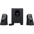 thumbnail image 1 of Restored Logitech Z313 2.1 Multimedia Speaker System with Subwoofer, Full Range Audio, 50 Watts Peak Power, Strong Bass, 3.5mm Inputs, PC/PS4/Xbox/TV/Smartphone/Tablet/Music Player - Black (Refurbished), 1 of 6