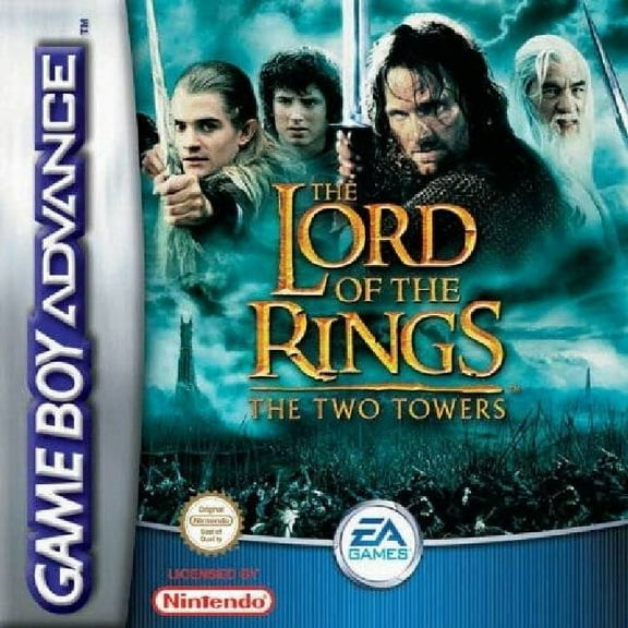Restored Lord of the Rings: The Two Towers (Nintendo GameBoy Advance, 2002) Fighting Game (Refurbished)