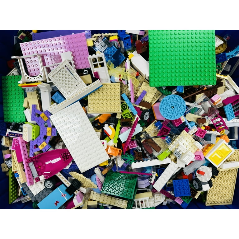 Restored Lot Of 2 Lego Pounds Bulk Lot Random Parts Pieces And Bricks Black Toy Walmart