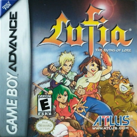 Restored Lufia: The Ruins of Lore (Nintendo GameBoy Advance, 2003) RPG Game (Refurbished)